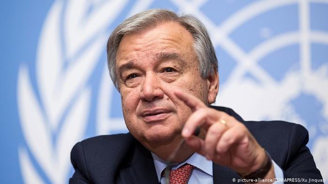 Tổng thư ký Liên Hợp Quốc António Guterres. Ảnh: DW.
