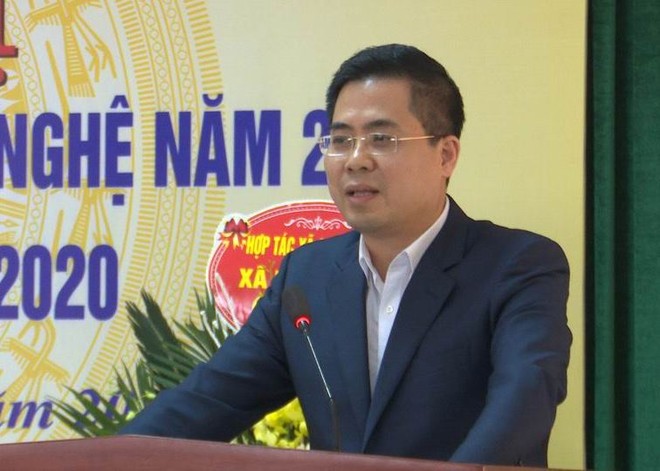 Tân Thứ trưởng Bộ Khoa học và Công nghệ Nguyễn Hoàng Giang. Ảnh: Chí Kiên/VGP.