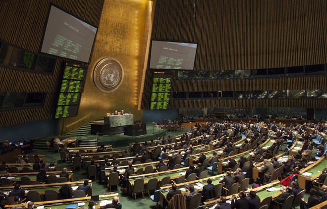 Một phiên họp ở Liên Hợp Quốc (Ảnh minh họa: Reuters).