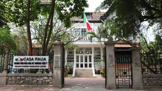 Trung tâm Văn hóa và Thương hiệu Italy tại Việt Nam. (Ảnh: Tasteem).