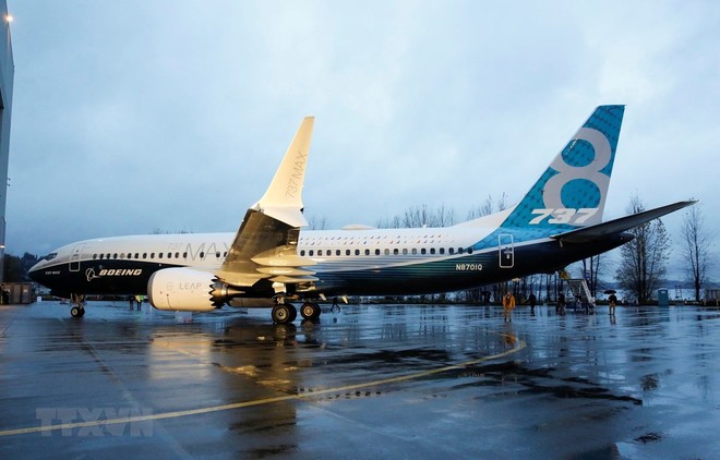 Máy bay 737 MAX của Boeing tại nhà máy ở Renton, Washington, Mỹ. (Ảnh: AFP/TTXVN).