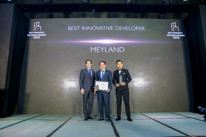 Meyland được vinh danh là “Nhà phát triển Bất động sản sáng tạo tốt nhất Việt Nam 2020 - Best Innovative Developer Vietnam 2020” .