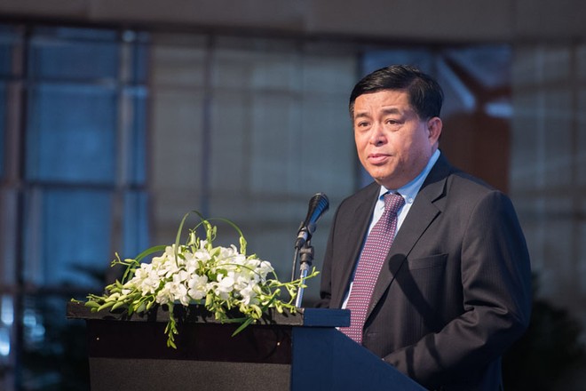 Bộ trưởng Nguyễn Chí Dũng phát biểu tại Hội nghị.