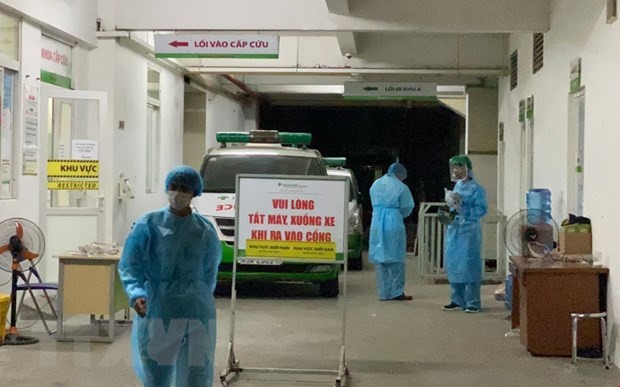 Các bệnh viện tại Đà Nẵng áp dụng các biện pháp kiểm soát nghiêm ngặt, có lực lượng an ninh túc trực.