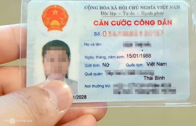 Thẻ căn cước công dân có mã vạch hiện chứa khoảng 20 thông tin.