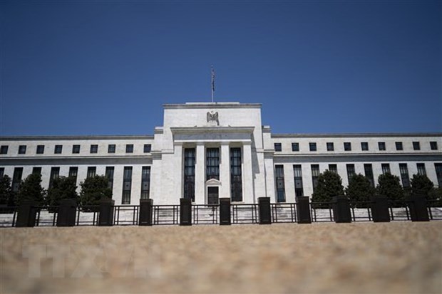 Trụ sở Ngân hàng Dự trữ Liên bang Mỹ (Fed) tại Washington, D.C., Mỹ. (Ảnh: THX/TTXVN).