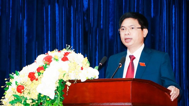 Ông Trương Quốc Huy được bầu giữ chức Chủ tịch UBND tỉnh Hà Nam.(ảnh: Báo Hà Nam).