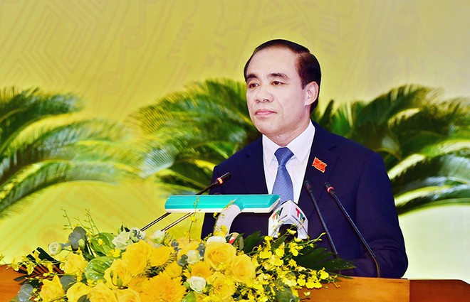 Đồng chí Chẩu Văn Lâm tiếp tục được bầu giữ chức vụ Bí thư Tỉnh ủy Tuyên Quang nhiệm kỳ 2020-2025. Ảnh: Báo Tuyên Quang.