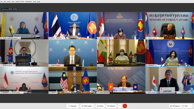 Diễn đàn ASEAN-Nhật Bản lần thứ 35 tổ chức theo hình thức trực tuyến.
