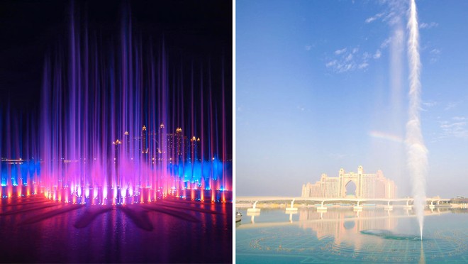 Công trình The Palm Fountain ở Dubai lập kỷ lục Guiness về đài phun nước lớn nhất thế giới