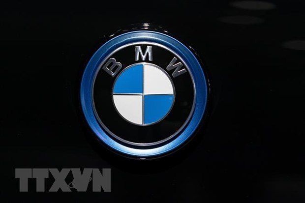 Biểu tượng của Tập đoàn sản xuất ôtô BMW. (Ảnh: AFP/TTXVN).