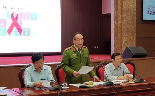 Đại tá Nguyễn Thanh Tùng- Phó Giám đốc Công an TP Hà Nội thông tin về tình hình bảo đảm anh ninh trật tự trên địa bàn Thủ đô.