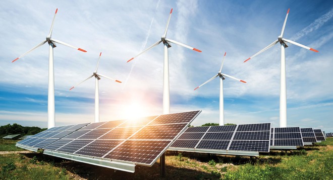 Năng lượng tái tạo là một phần của xu hướng sử dụng năng lượng sạch trên toàn cầu. Ảnh: Shutterstock.