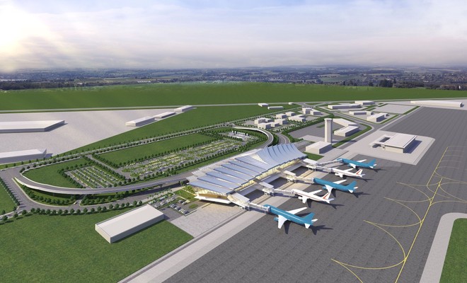 Tập đoàn CIENCO4 và Công ty Thi Sơn là nhà thầu thi công dự án mở rộng sân đỗ máy bay Phú Bài