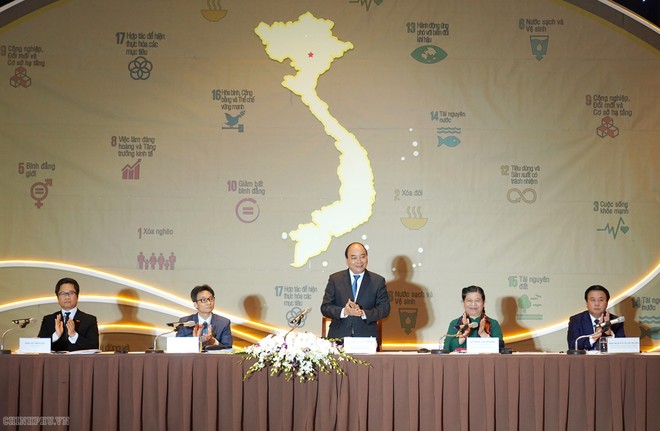Thủ tướng Chính phủ Nguyễn Xuân Phúc tại Hội nghị.