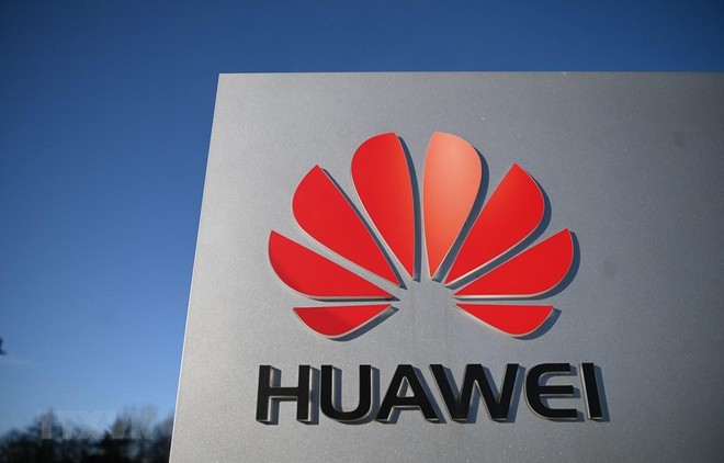 Biểu tượng Huawei. (Ảnh: AFP/TTXVN).