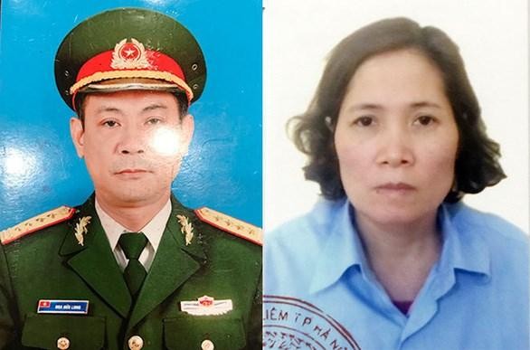 Bị cáo Hoa Hữu Long và vợ là Cao Thị Kim Loan. (Nguồn: tuoitre.vn).