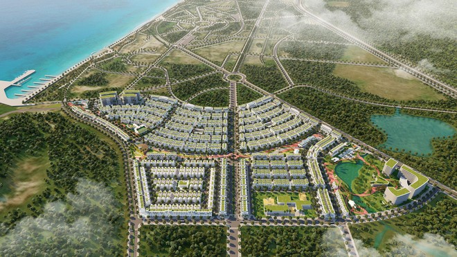 Phối cảnh tổng thể Meyhomes Capital Phú Quốc với quy mô 56,9 ha.