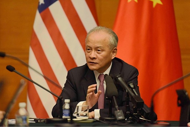 Đại sứ Trung Quốc tại Mỹ Thôi Thiên Khải. Ảnh: Caixin Global.