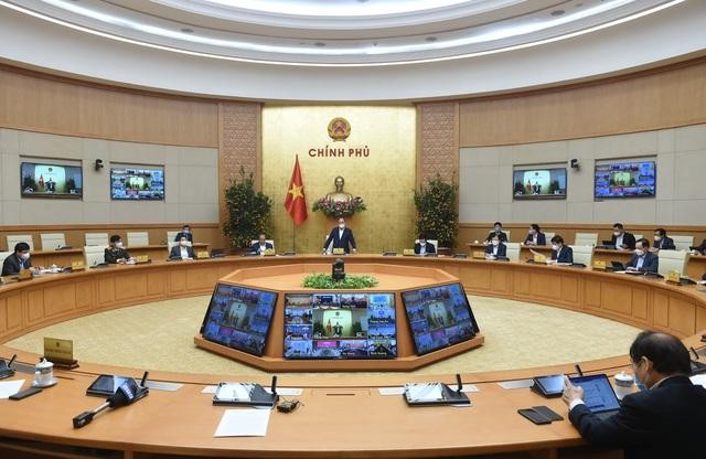 Thủ tướng Chính phủ Nguyễn Xuân Phúc chủ trì phiên họp sáng nay (ảnh: Quốc Chính).