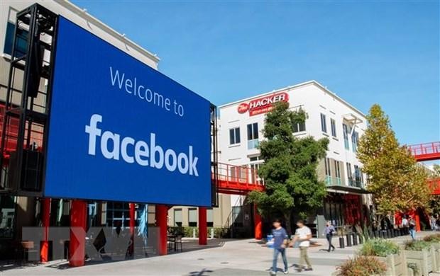 Trụ sở Facebook tại Menlo Park, California, Mỹ. (Ảnh: AFP/TTXVN).