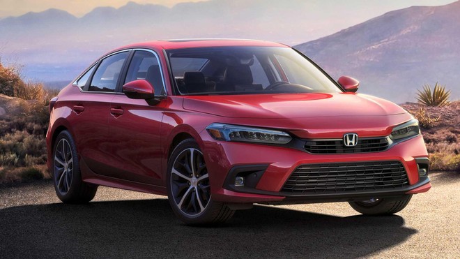 Hình ảnh duy nhất của Honda Civic 2022 bản sản xuất mới được tiết lộ.