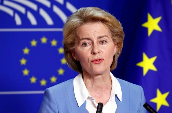 Chủ tịch Ủy ban châu Âu Ursula von der Leyen. Ảnh: Reuters.