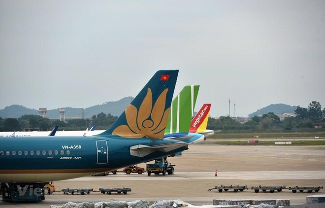 Các hãng hàng không đã tăng tải bay trong dịp nghỉ lễ 30/4 và 1/5. (Ảnh: CTV/Vietnam+).