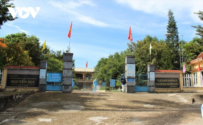 Tỉnh Quảng Nam cho học sinh nghỉ học để phòng chống dịch bệnh Covid-19.