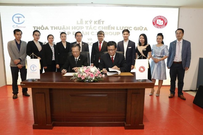 Lễ ký kết thỏa thuận hợp tác toàn diện giữa Tập đoàn C.T Group và Trường Đại học Ngoại Thương cơ sở II Thành phố Hồ Chí Minh.