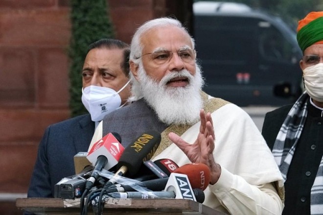 Thủ tướng Ấn Độ báo động dịch Covid-19 lan nhanh tại các vùng nông thôn. Ảnh: Bloomberg.