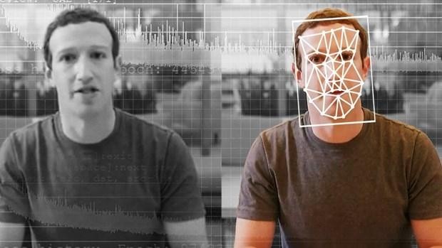 Hình ảnh Giám đốc điều hành Facebook Mark Zuckerberg bị làm giả bằng deepfake. (Nguồn: BBC).