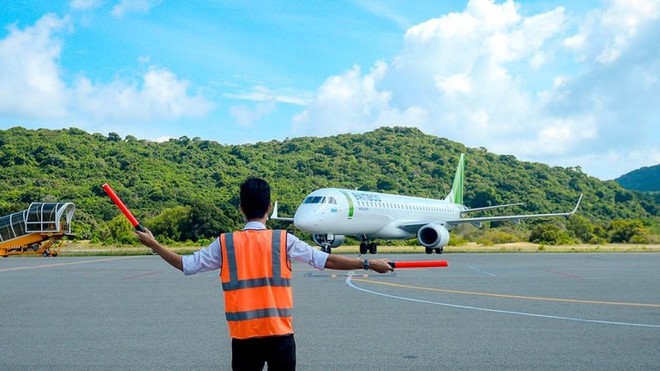 Sân bay Côn Đảo hiện chỉ đón được tàu bay ATR72 hoặc tương đương. Ảnh minh họa.