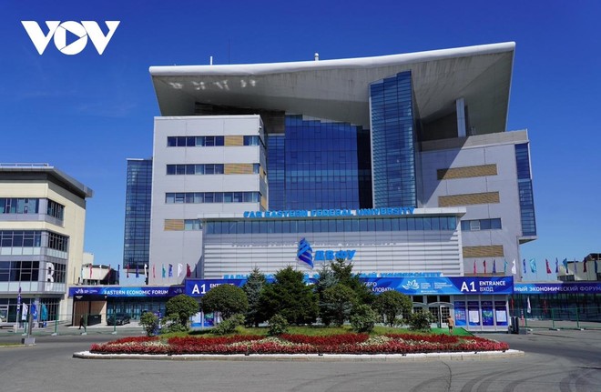 Diễn đàn Kinh tế Phương Đông lần thứ 6 sẽ diễn ra từ ngày 2 - 4/9 trong khuôn viên Trường Đại học Tổng hợp LB Viễn Đông, TP Vladivostok, LB Nga.