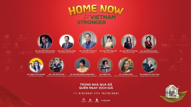 Với thông điệp Vững tinh thần – Vượt đại dịch, lễ kích hoạt “Home now for Vietnam Stronger”nhận được sự hưởng ứng của đông đảo đội ngũ môi giới trên khắp cả nước. Thông tin chiến dịch xem tại: https://cenhomes.vn/homenowforvietnamstronger/
