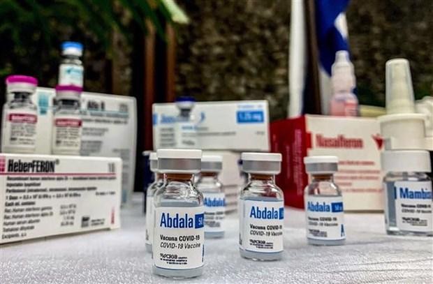 Vaccine Abdala ngừa COVID-19 của Cuba. (Ảnh: AFP/TTXVN).