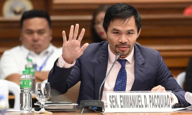 Huyền thoại quyền anh Pacquiao sẽ tranh cử Tổng thống Philippines. Ảnh: Guardian.
