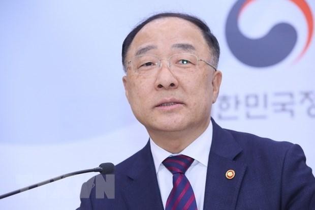 Phó Thủ tướng phụ trách kinh tế kiêm Bộ trưởng Tài chính Hàn Quốc Hong Nam-ki. (Ảnh: Yonhap/TTXVN).