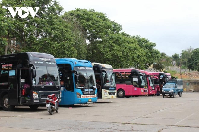 Sơn La tạm dừng hoạt động vận tải hành khách đến một số địa phương có dịch Covid-19.