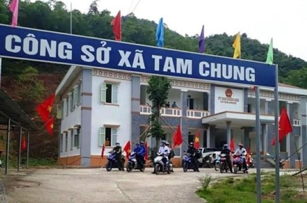 Công sở xã Tam Chung. (Nguồn: Nguoiduatin.vn).