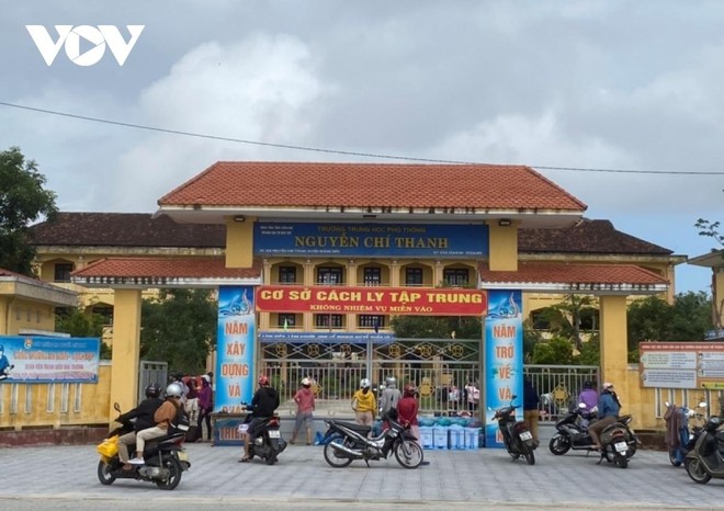 Nhiều trường học ở tỉnh Thừa Thiên Huế trở thành khu cách ly.