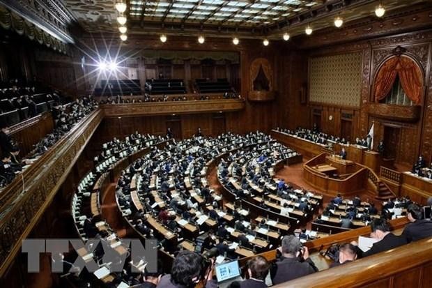 Quang cảnh phiên họp Quốc hội Nhật Bản ở thủ đô Tokyo. (Ảnh: AFP/TTXVN).