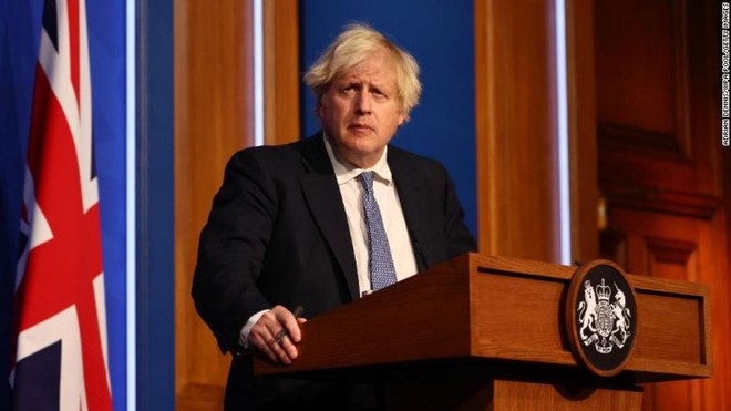 Thủ tướng Anh Boris Johnson. Ảnh: KT.
