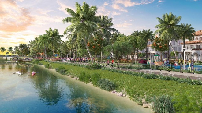 The Link - phân khu mới nhất của Sun Riverside Village mang phong cách Miami đậm nét. Ảnh phối cảnh minh họa.