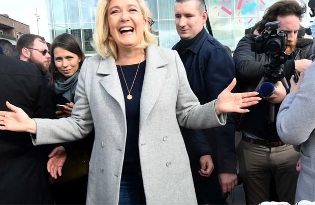 Nhà lãnh đạo cánh hữu kỳ cựu của Pháp Marine Le Pen. (Nguồn: AFP).