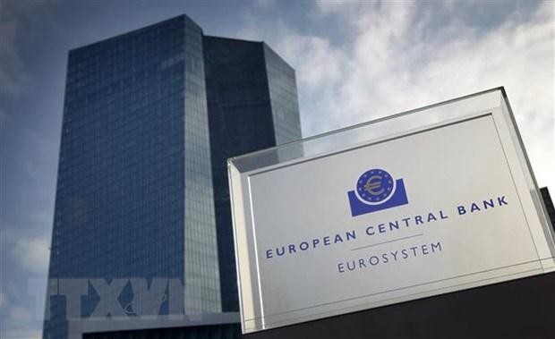Trụ sở Ngân hàng Trung ương châu Âu (ECB) tại Frankfurt am Main, Đức. (Ảnh: AFP/TTXVN).