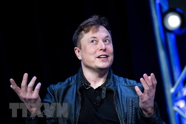Tỷ phú Elon Musk phát biểu tại một sự kiện ở Washington, DC, Mỹ. (Ảnh: AFP/TTXVN).