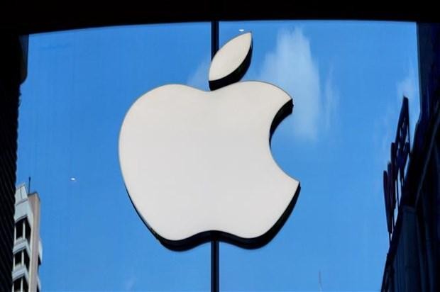 Tính đến cuối tháng Ba, Apple đã phải chi hơn 45 triệu euro tiền phạt liên quan đến các hành vi độc quyền. (Ảnh: AFP/TTXVN).
