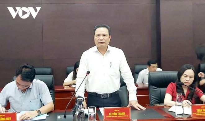 Thứ trưởng Bộ Lao động Thương binh và Xã hội Lê Văn Thanh làm việc với các sở, ban, ngành của thành phố Đà Nẵng.