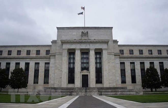 Trụ sở Ngân hàng Dự trữ Liên bang Mỹ (Fed) tại Washington DC. (Ảnh: AFP/TTXVN).
